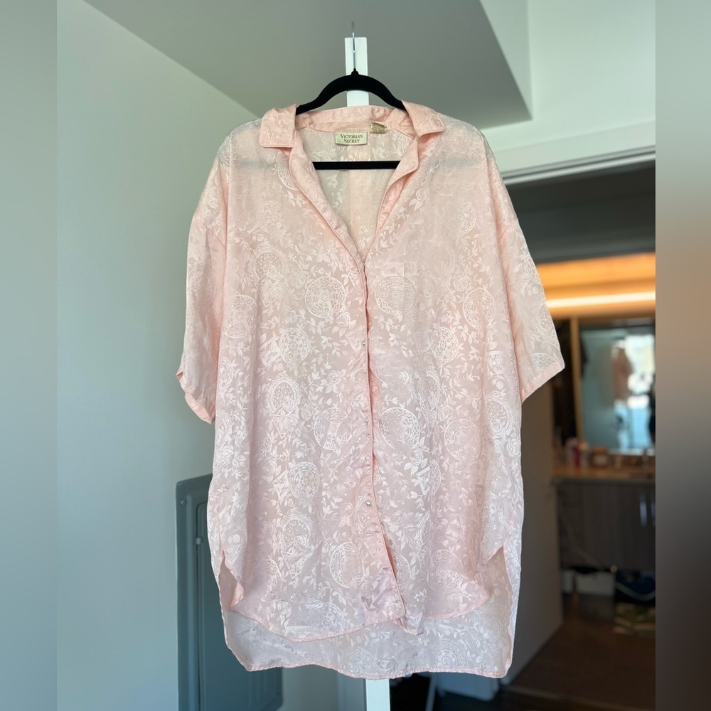 Victoria's Secret Vintage Satin Nightgown- Baby Pink- M/L
